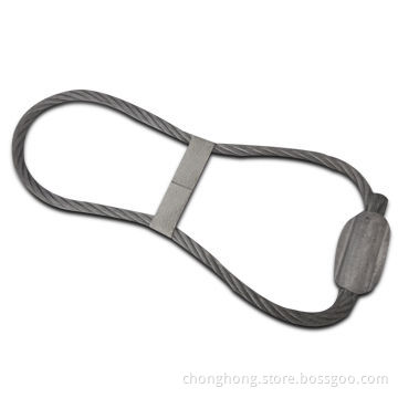 Wire Rope Assembly/Wire Lifting Loops, Made of Carbon Steel Material, Available in 7 Standard Sizes